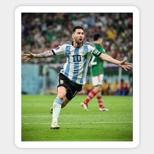 Messi Goal Against Mexico Sticker